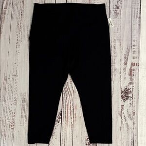 Core IO Black Athletic Ankle Leggings 2X NWT